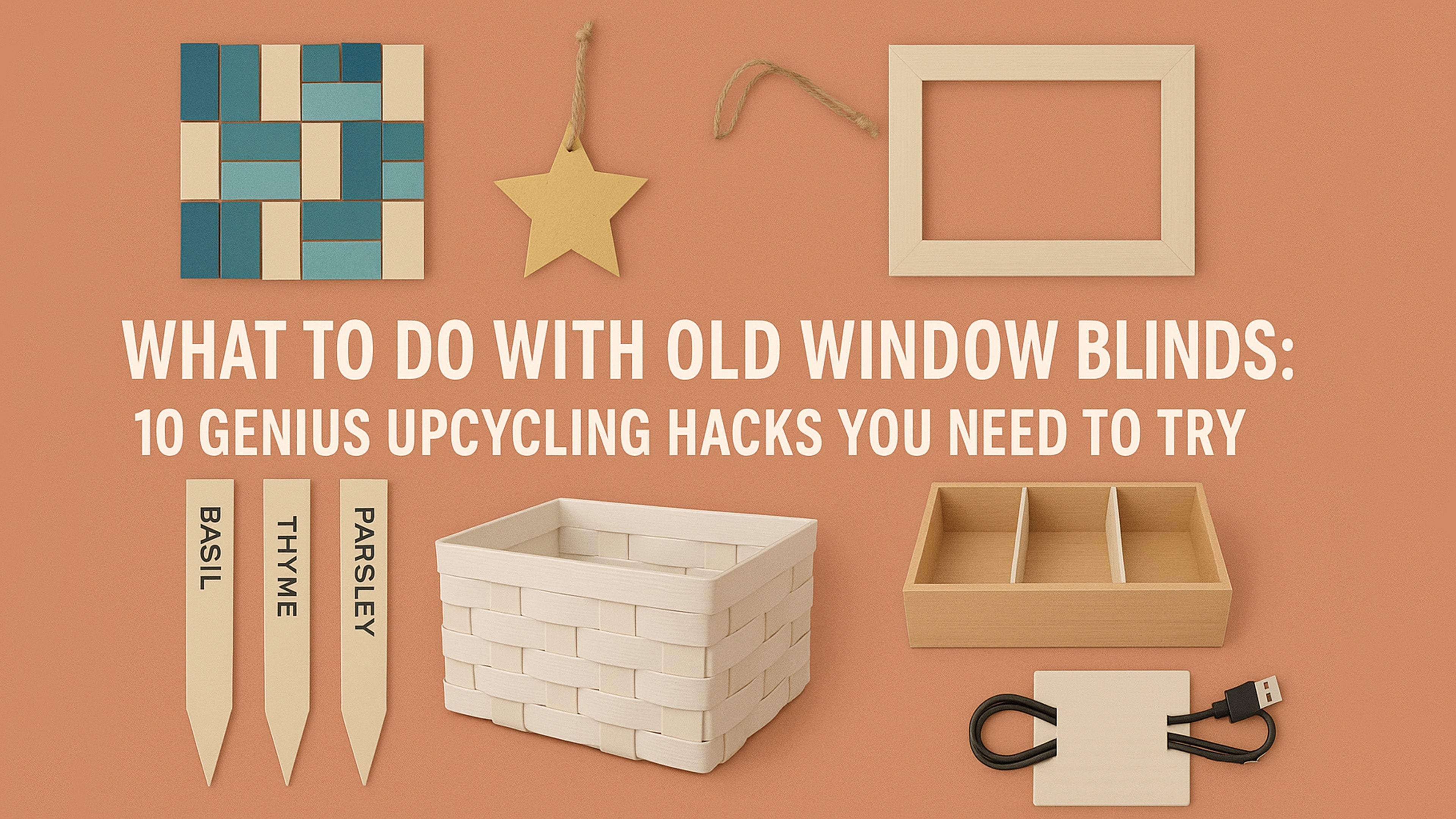 What to Do with Old Window Blinds: 10 Genius Upcycling Hacks You Need to Try