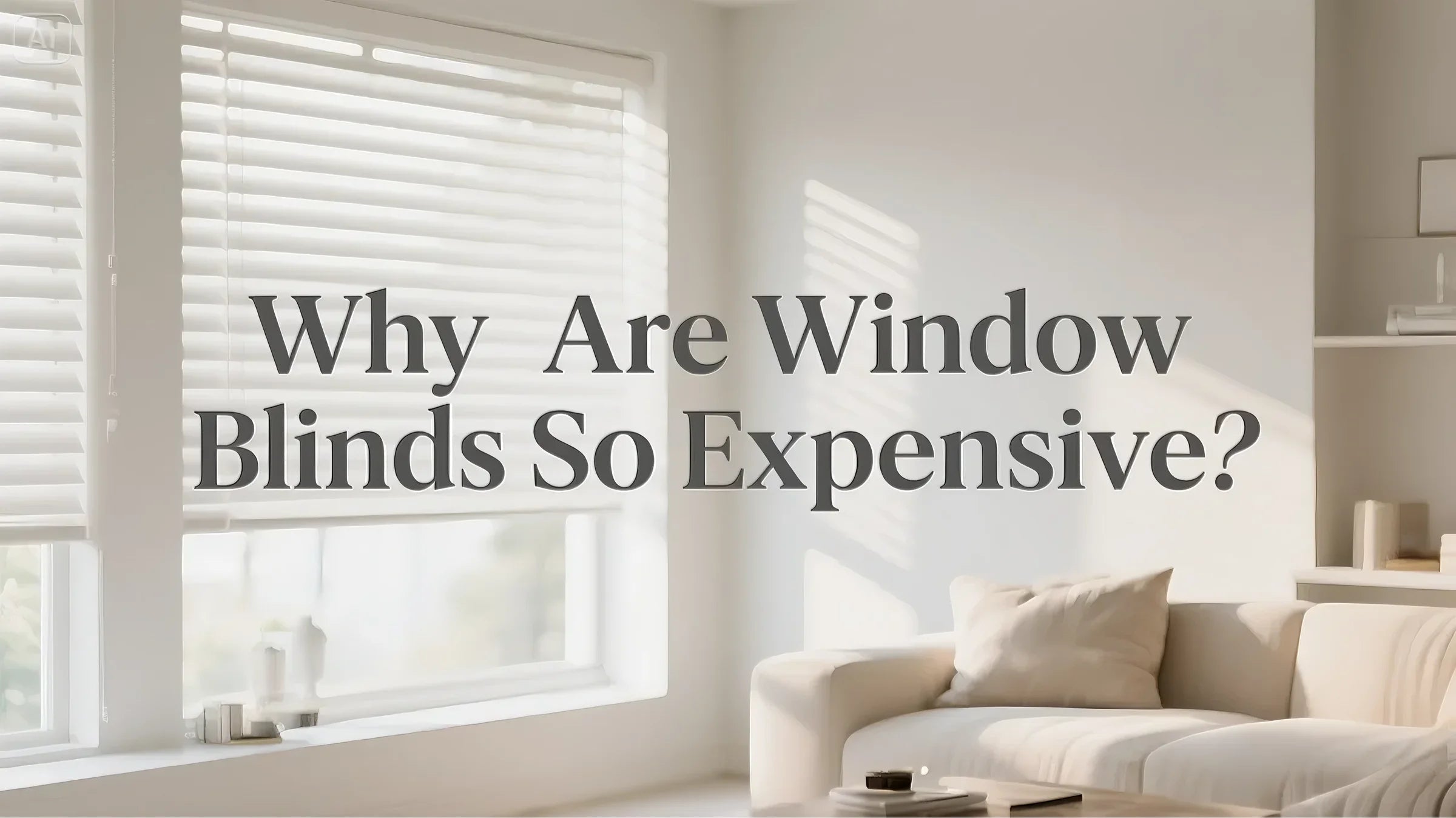 Why Are Window Blinds So Expensive?