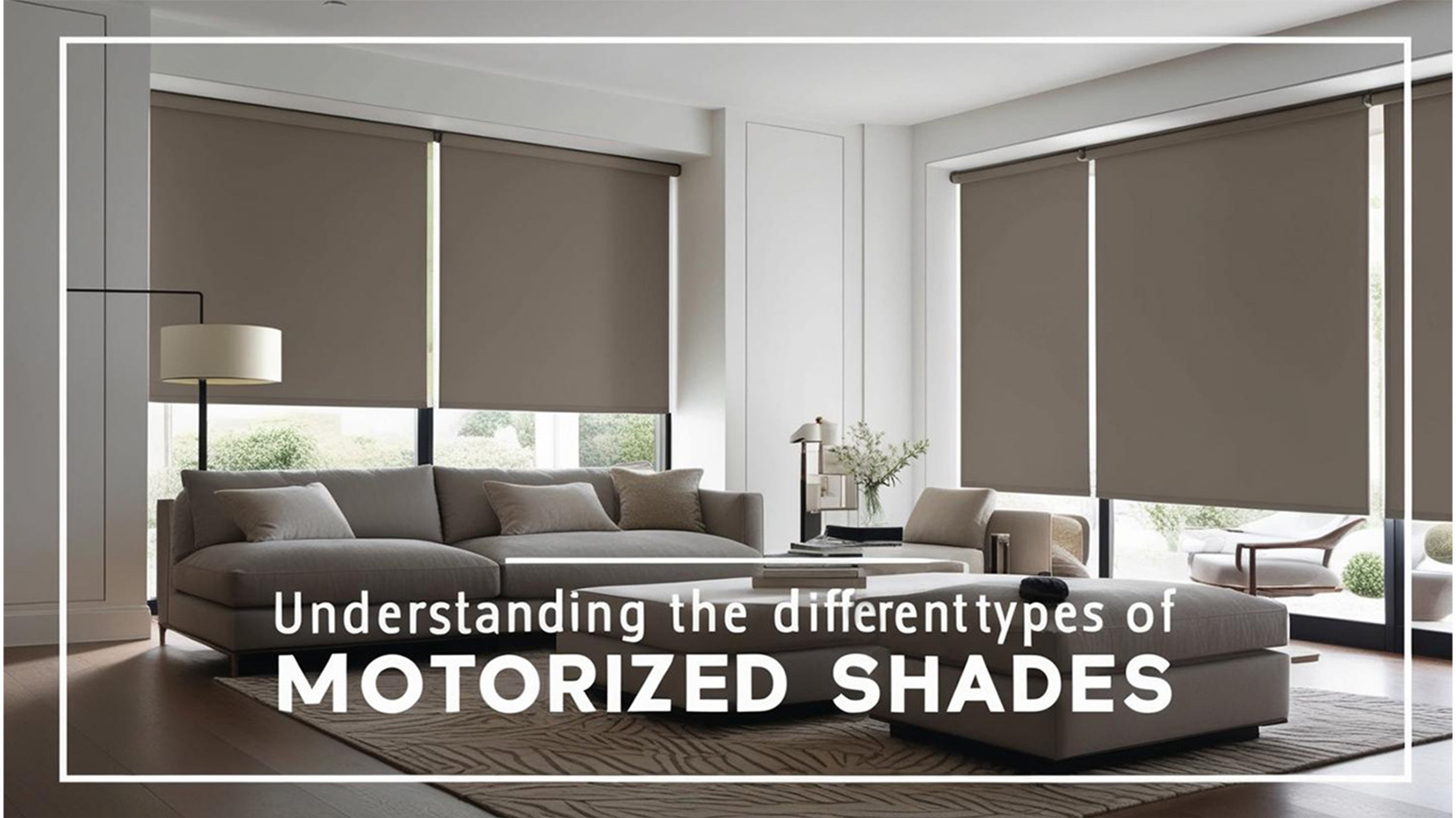 Understanding the Different Types of Motorized Shades