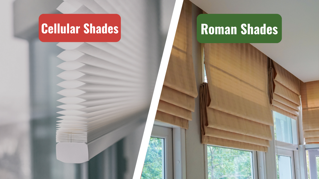Cellular Shades vs Roman Shades: Style, Insulation, and Everything In Between