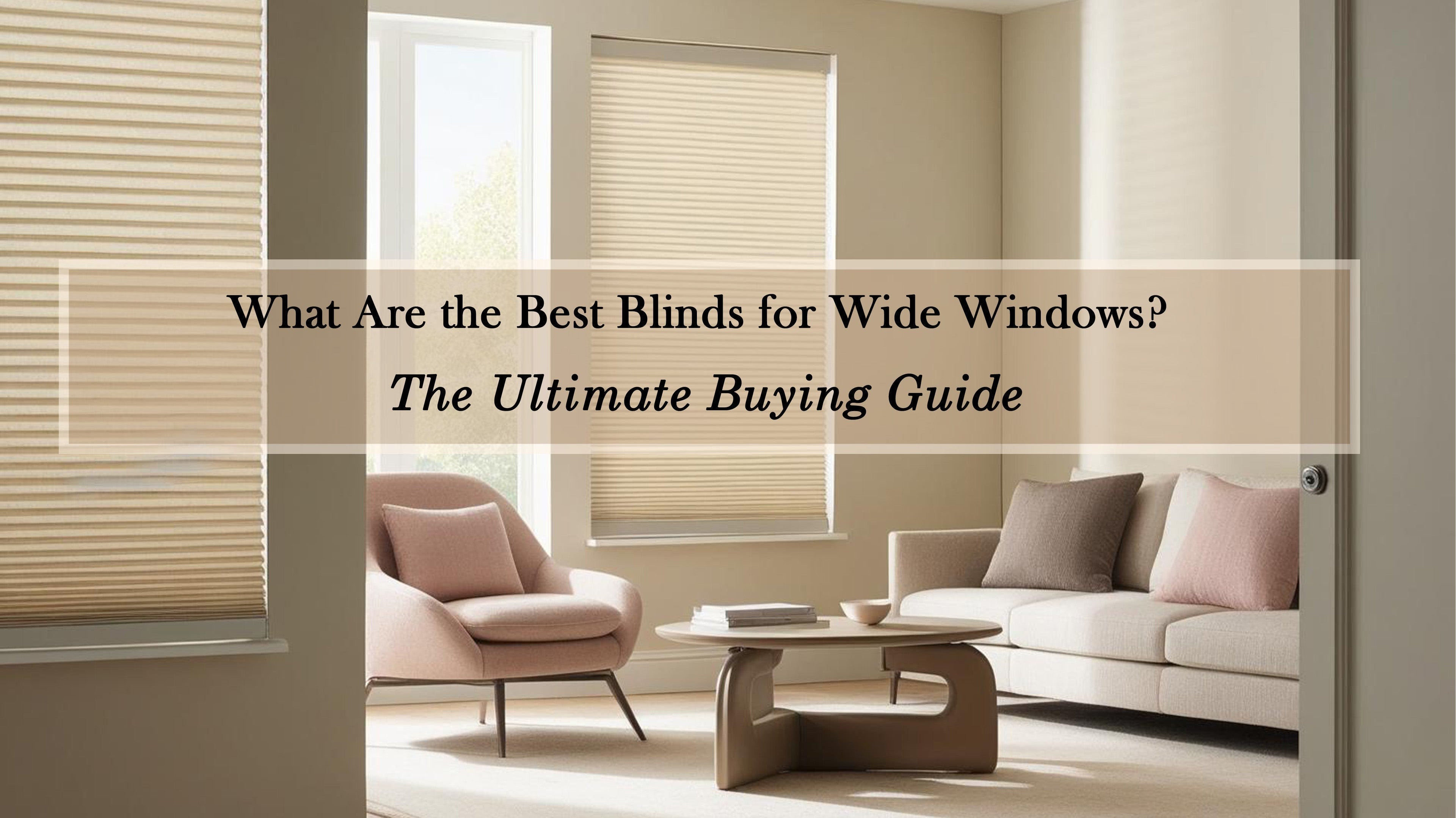What Are the Best Blinds for Wide Windows? The Ultimate Buying Guide