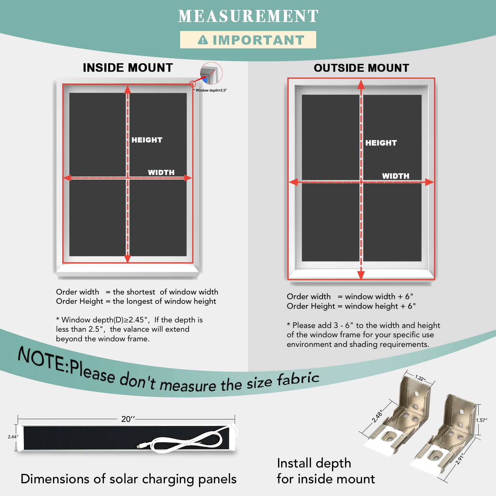Important Measurement of mount