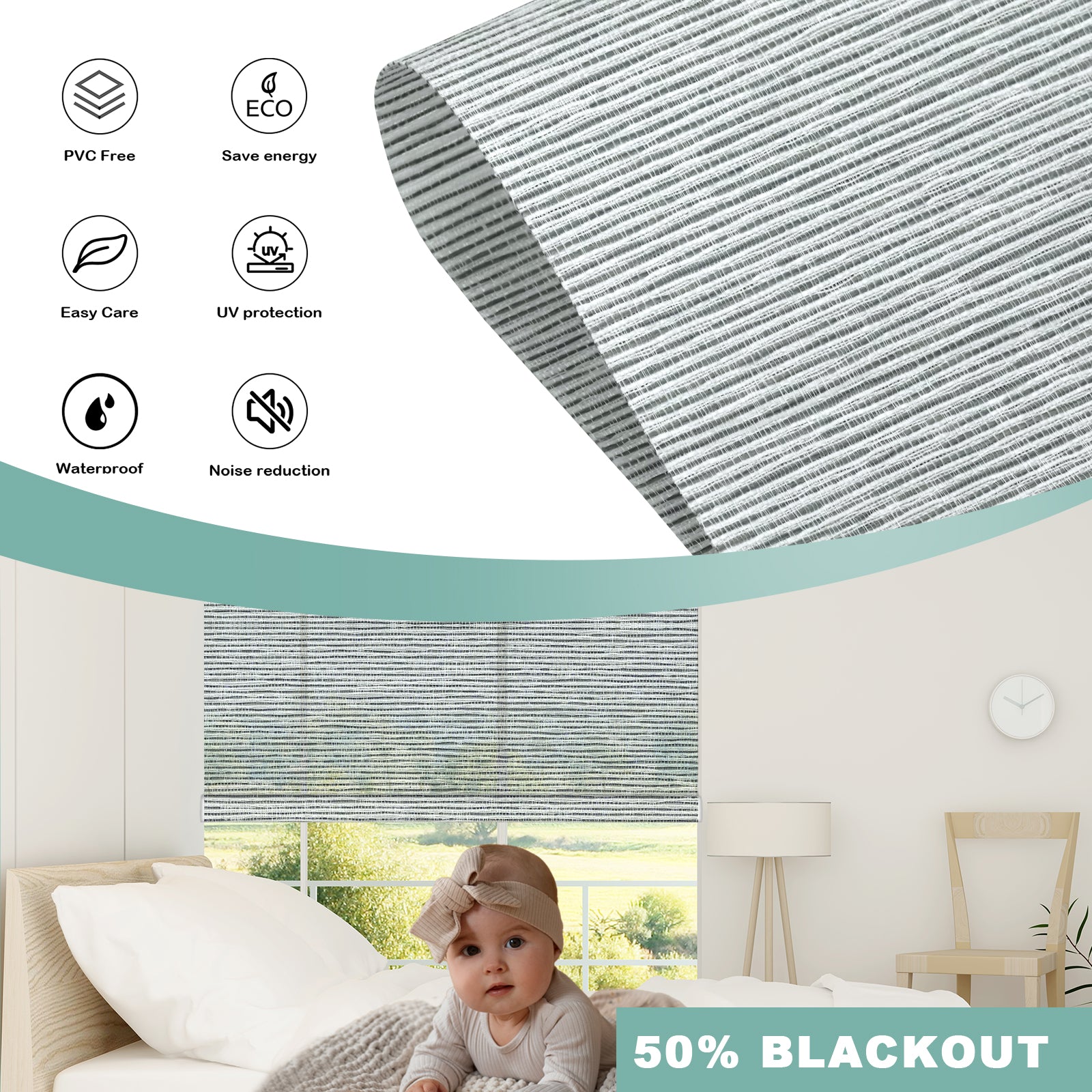 50 % Blackout Shades