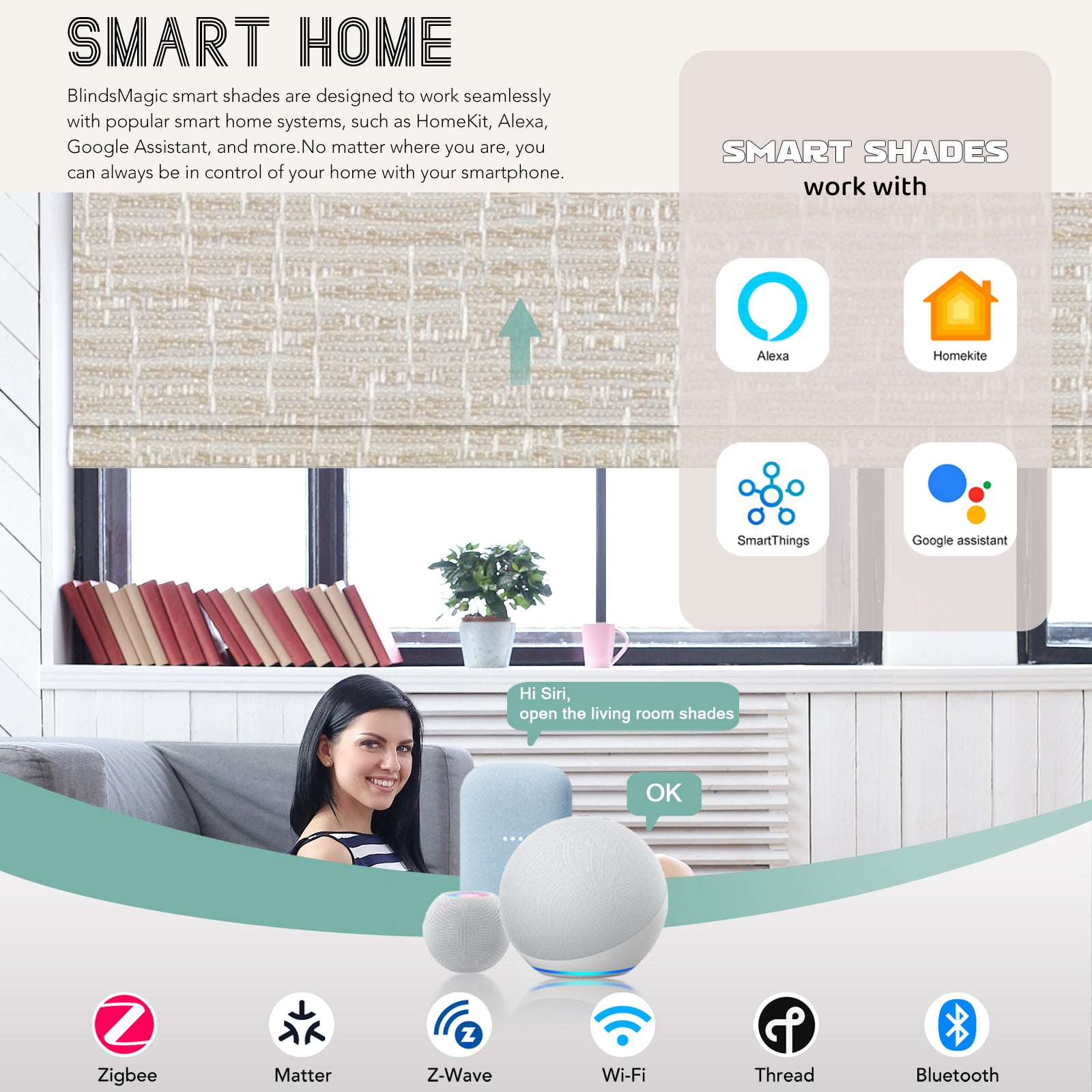 Smart window shades