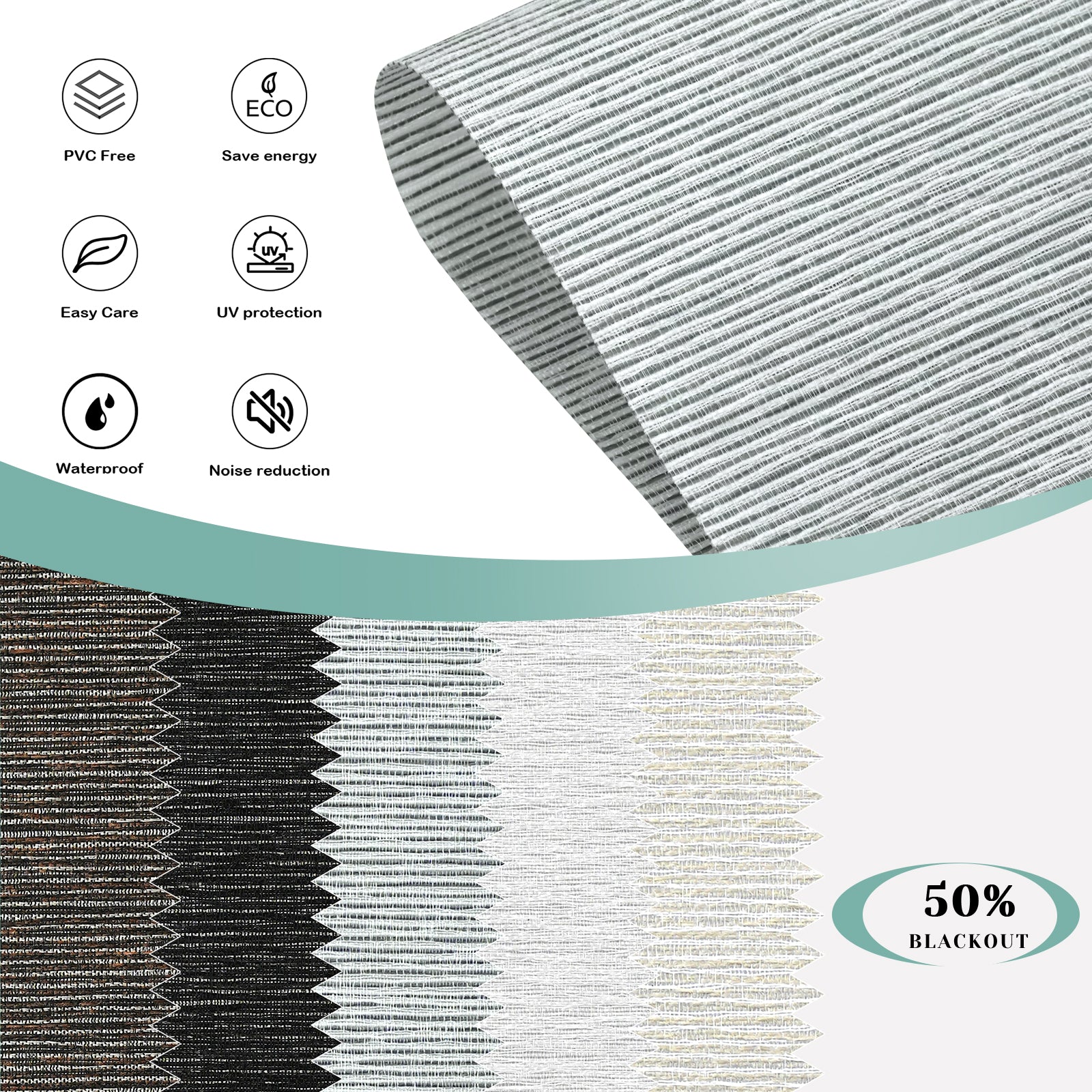 50% Blackout Shades