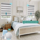 Smart Motorized Zebra Shades