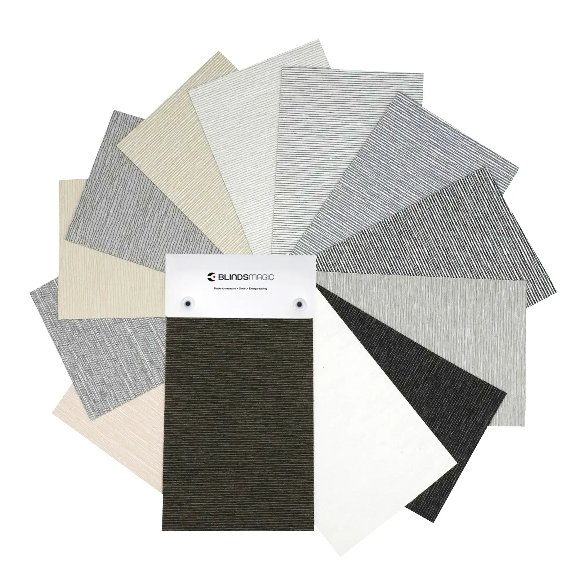 BlindsMagic Roller Shades 100% Blackout Fabric Samples – Dark Color Swatches