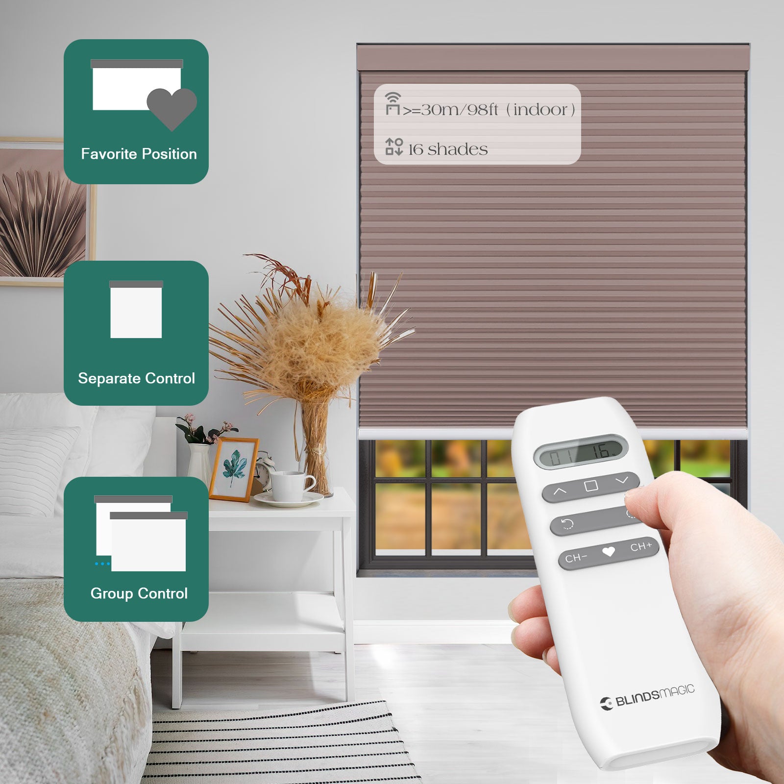 remote control cellular shades