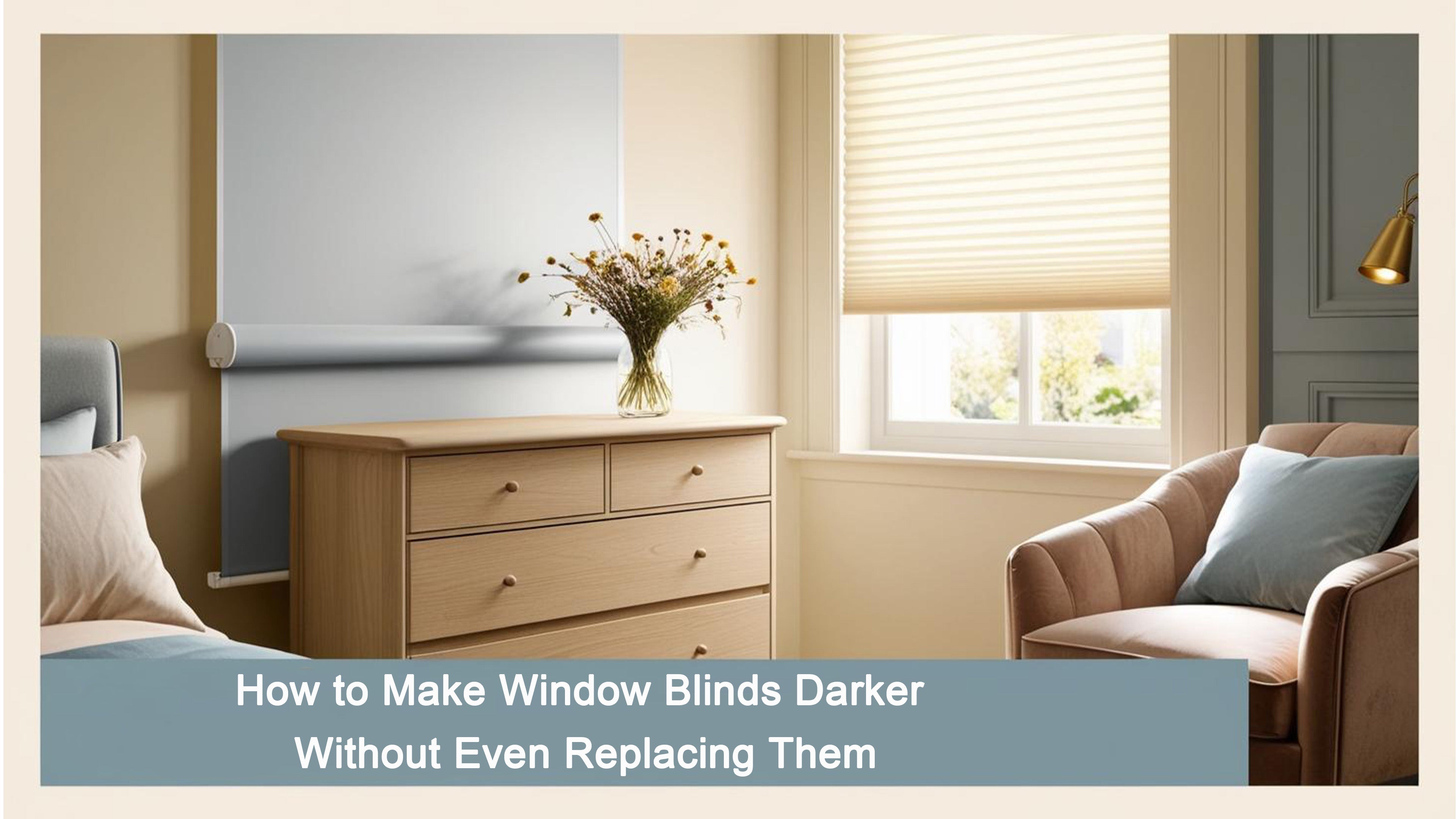 How to Make Window Blinds Darker Without Even Replacing Them