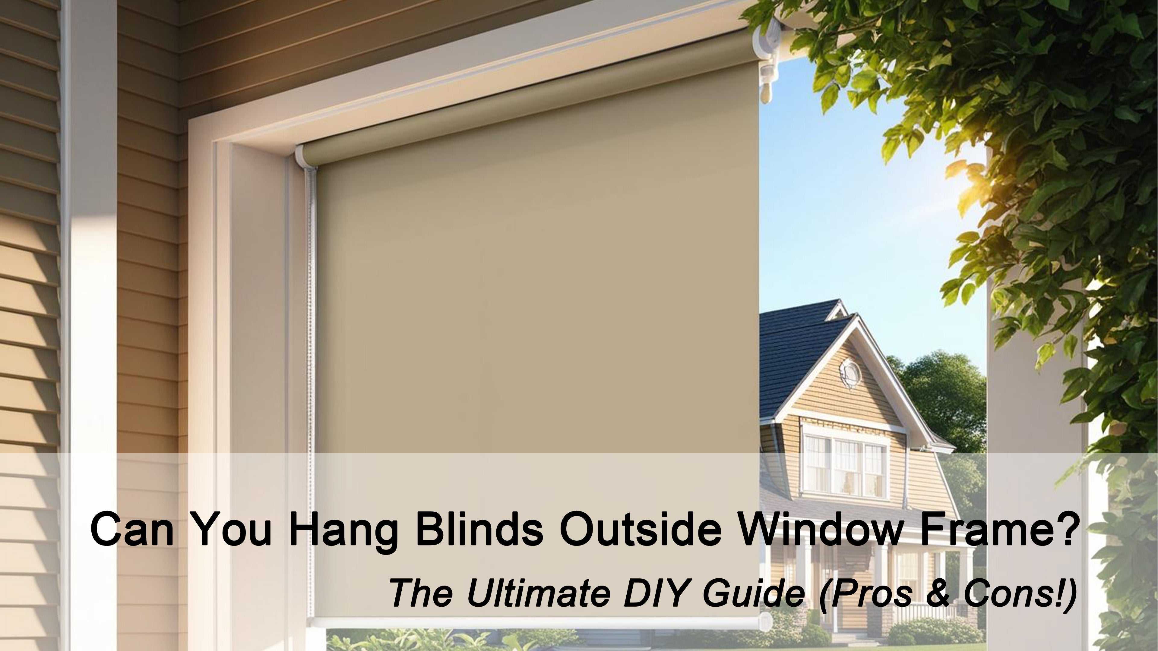 Can You Hang Blinds Outside Window Frame? The Ultimate DIY Guide (Pros & Cons!)