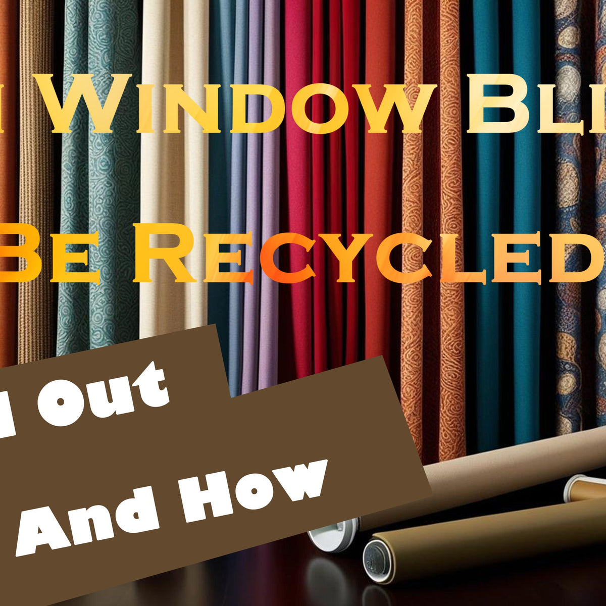 Can Window Blinds Be Recycled? Find Out Where And How – BlindsMagic - Recyclable Window Blinds