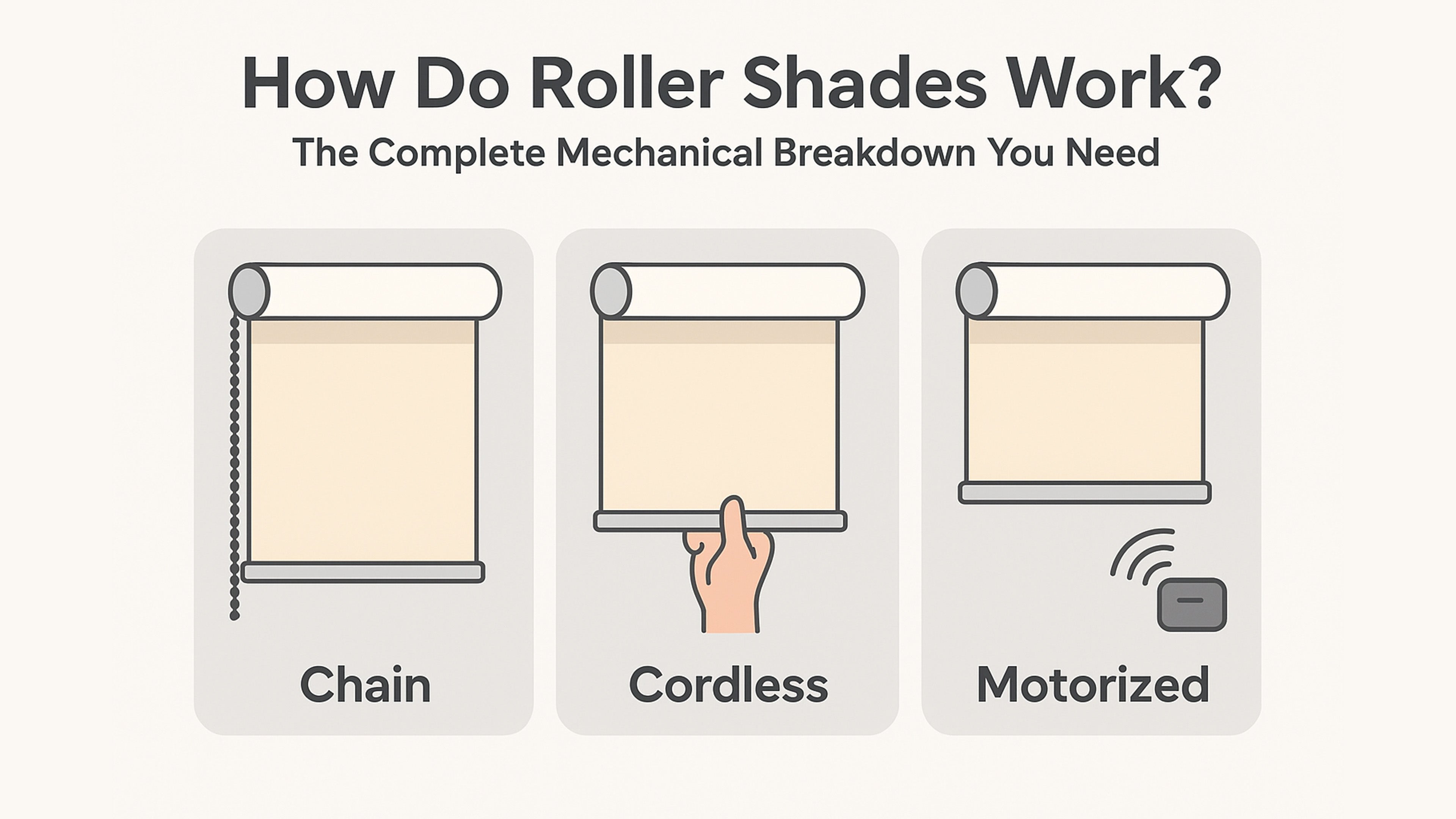 How Do Roller Shades Work? The Complete Mechanical Breakdown You Need