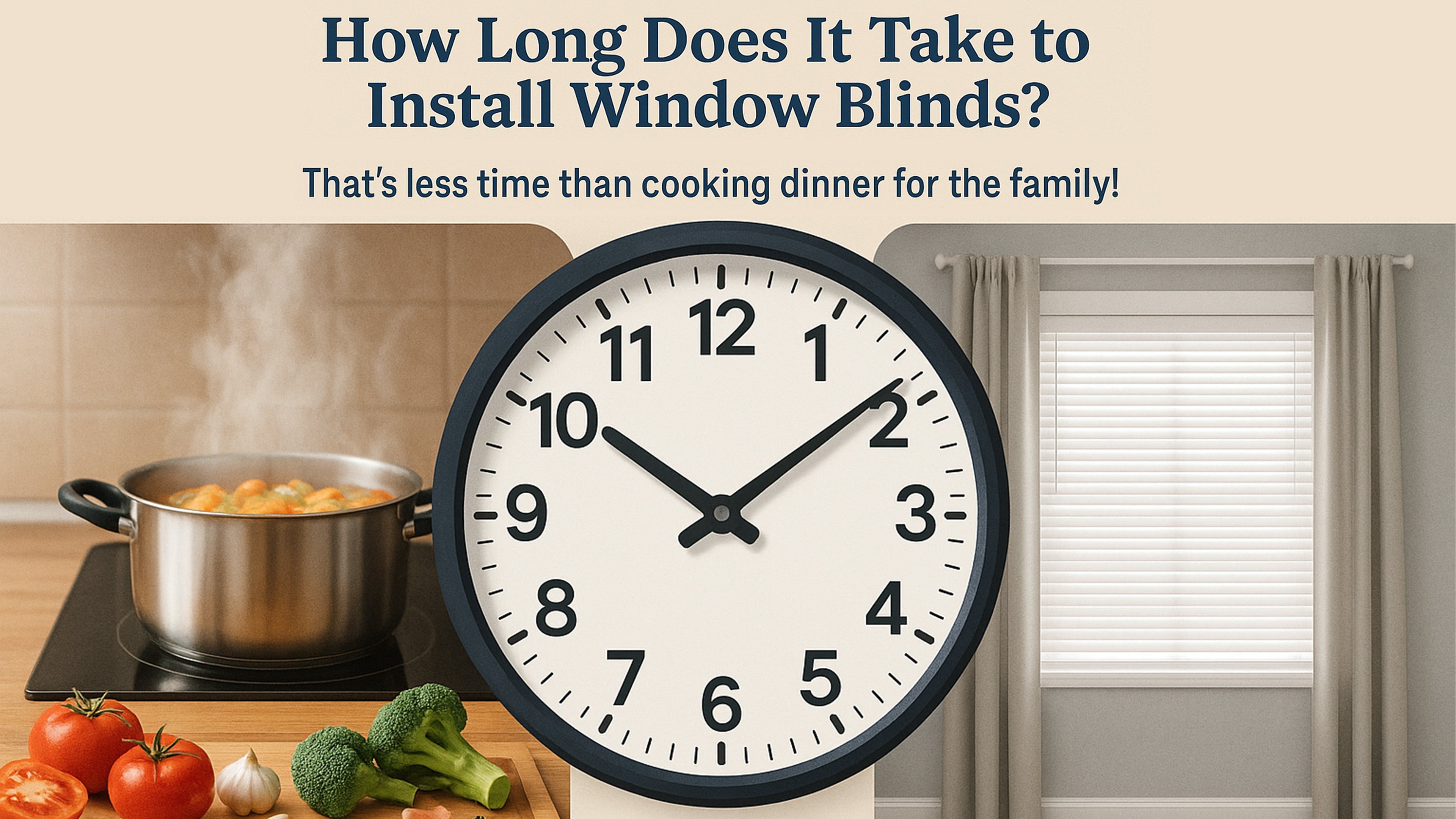 How Long Does It Take to Install Window Blinds? Hour or Less?