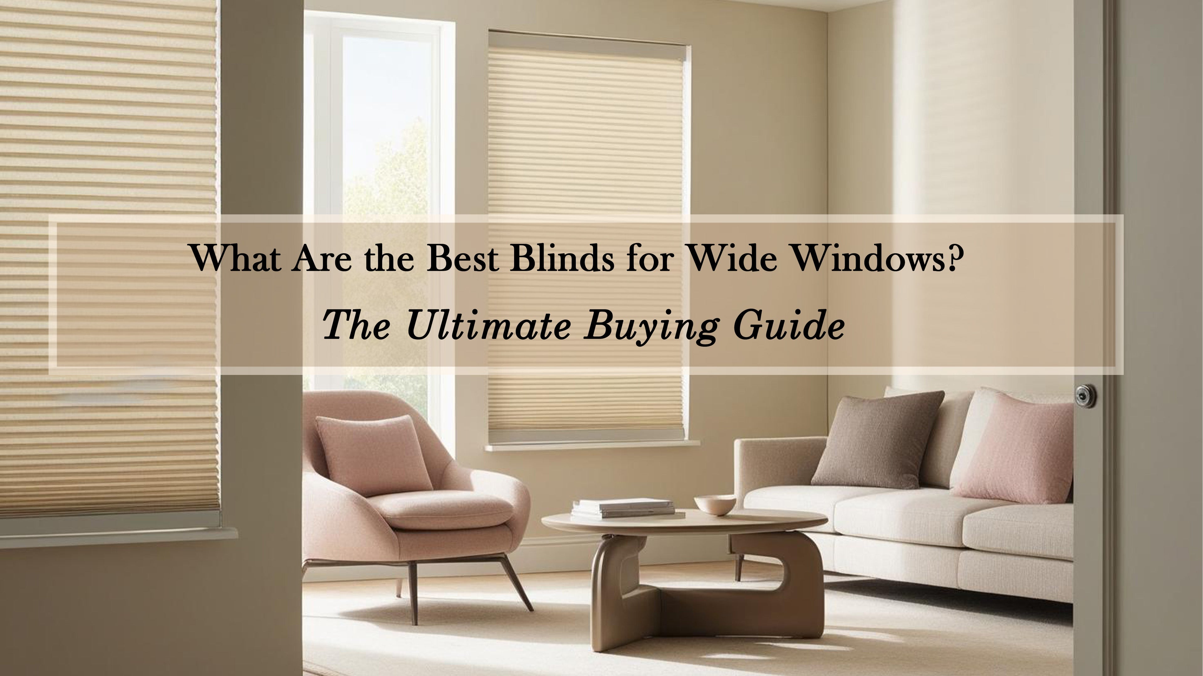 What Are the Best Blinds for Wide Windows? The Ultimate Buying Guide
