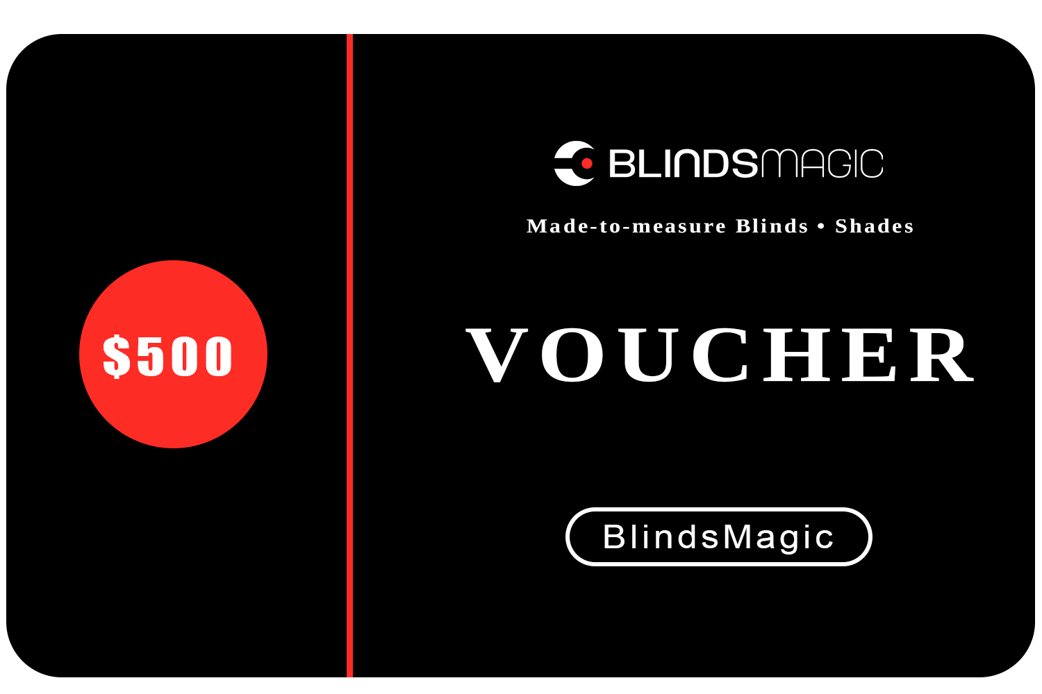 BlindsMagic Gift Card - BlindsMagic