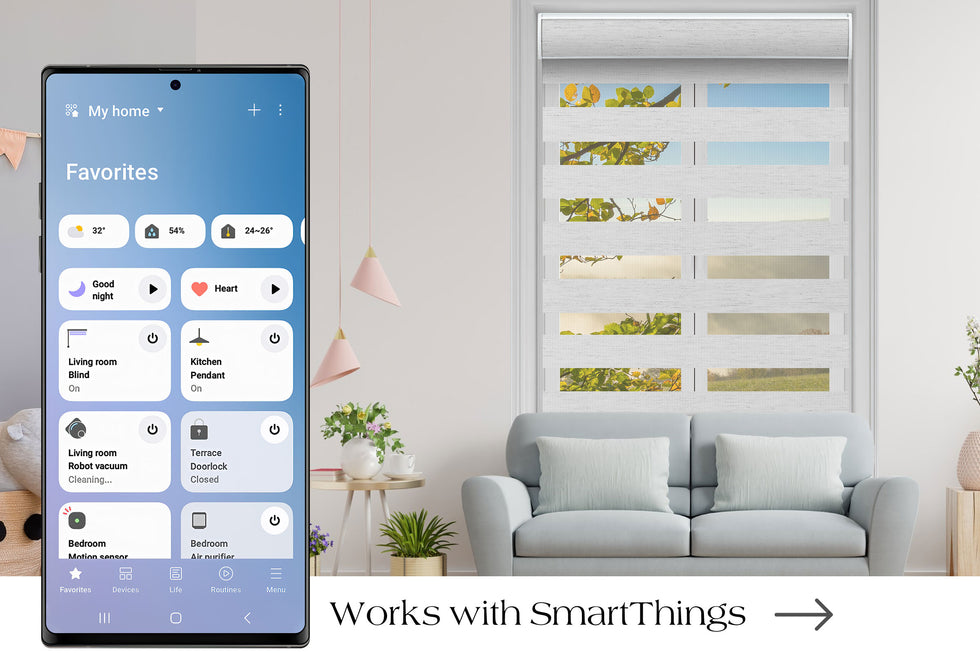 Buy Custom Smart Remote Motorized Window Blinds & Shades – BlindsMagic